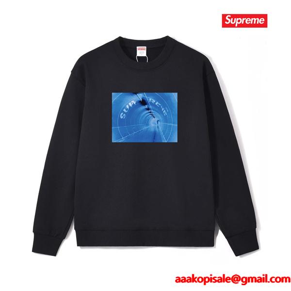 2025秋冬 裏起毛 ホワイト 話題沸騰 フォト SUPREME シュプリーム 偽物 スウェット