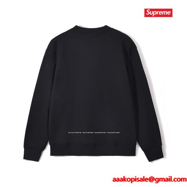 2025秋冬 裏起毛 ホワイト 話題沸騰 フォト SUPREME シュプリーム 偽物 スウェット