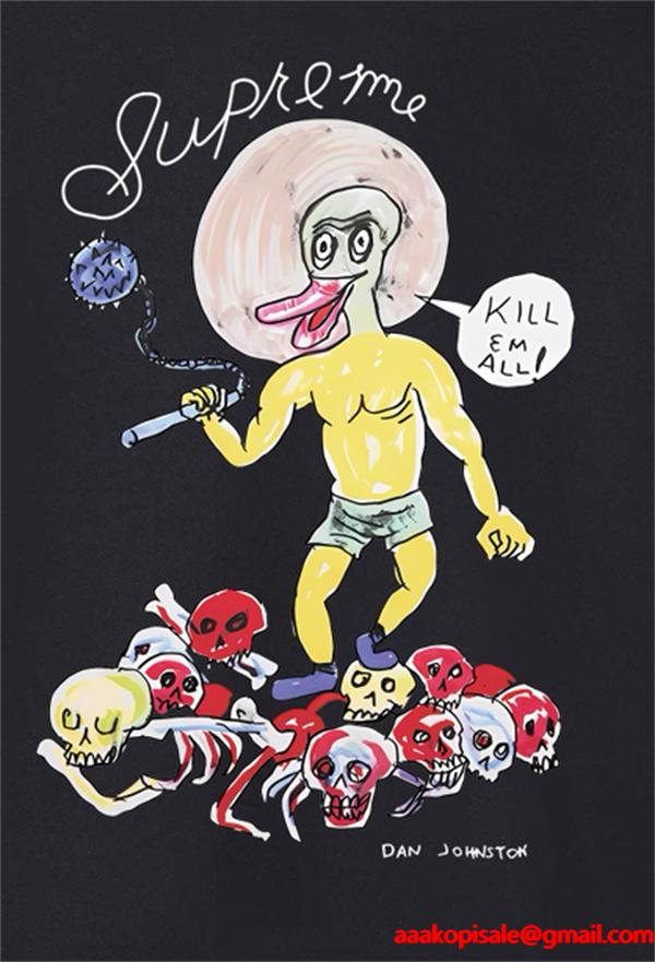 秋冬 防寒 ブラック 希少 プリント SUPREME シュプリーム スーパーコピー スウェット