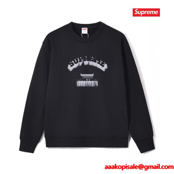 SUPREME シュプリーム コピー お洒落 冬仕様 ホワイト 即完 ロゴ スウェット