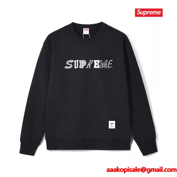 SUPREME シュプリーム コピー 秋冬コーデ 裏起毛 期間限定 グレー 安定人気 スウェット