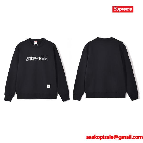 SUPREME シュプリーム コピー 秋冬コーデ 裏起毛 期間限定 グレー 安定人気 スウェット