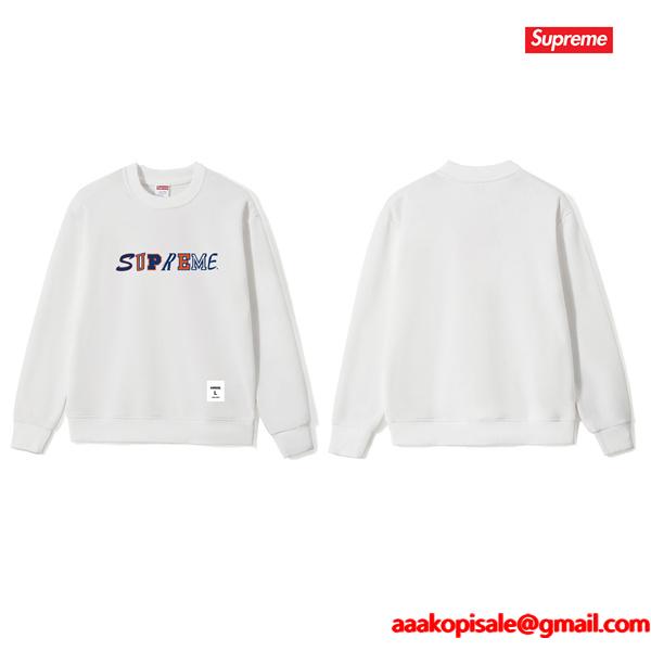 SUPREME シュプリーム コピー 秋冬コーデ 裏起毛 期間限定 グレー 安定人気 スウェット