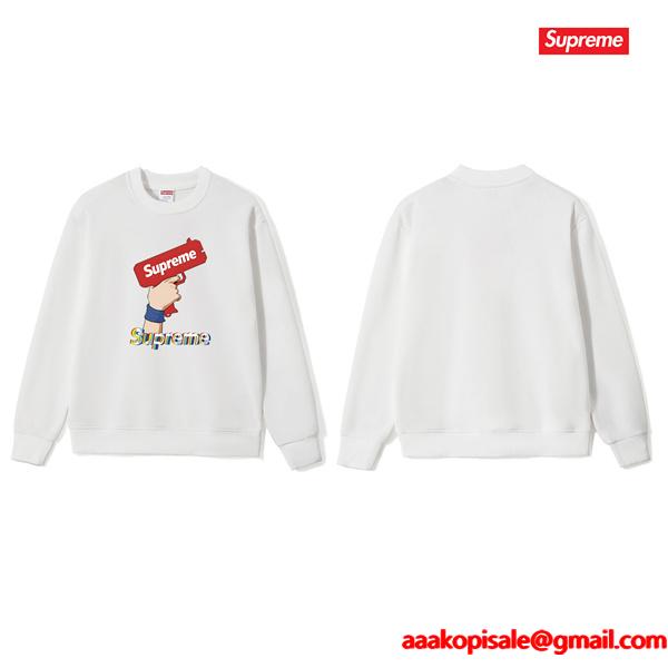 SUPREME シュプリーム コピー 秋冬必須 防冷 ブラック 注目作 グラフィック スウェット
