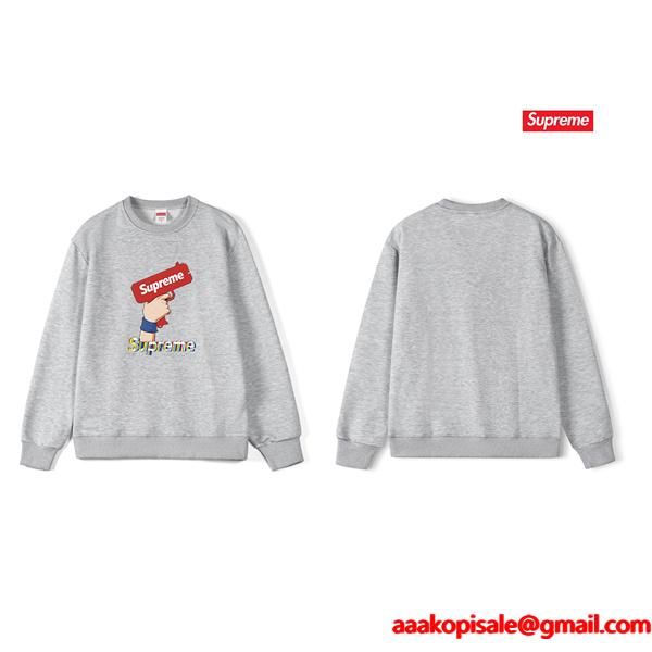 SUPREME シュプリーム コピー 秋冬必須 防冷 ブラック 注目作 グラフィック スウェット