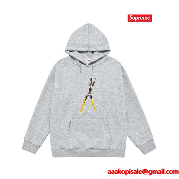 2025秋冬 厚手 グレー 売れ線 トレンド パーカー SUPREME シュプリーム コピー