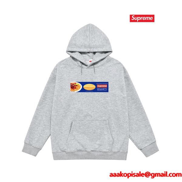  2025秋冬準備 防冷 ブラック モード系 SUPREME シュプリーム 偽物 パーカー