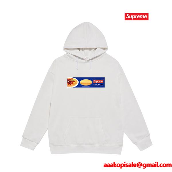  2025秋冬準備 防冷 ブラック モード系 SUPREME シュプリーム 偽物 パーカー