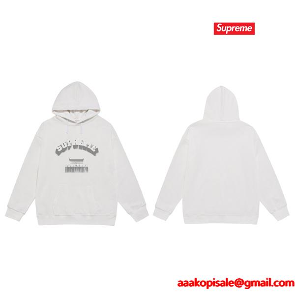 秋冬準備 温かさ重視 杢グレー 売れ筋 SUPREME シュプリーム 偽物 パーカー
