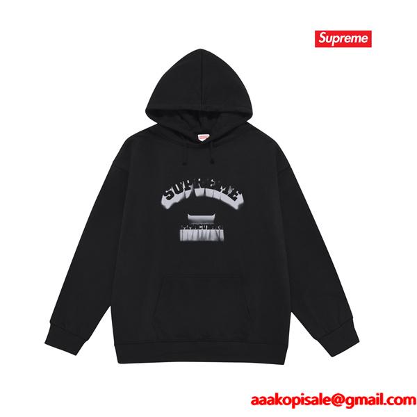 秋冬準備 温かさ重視 杢グレー 売れ筋 SUPREME シュプリーム 偽物 パーカー