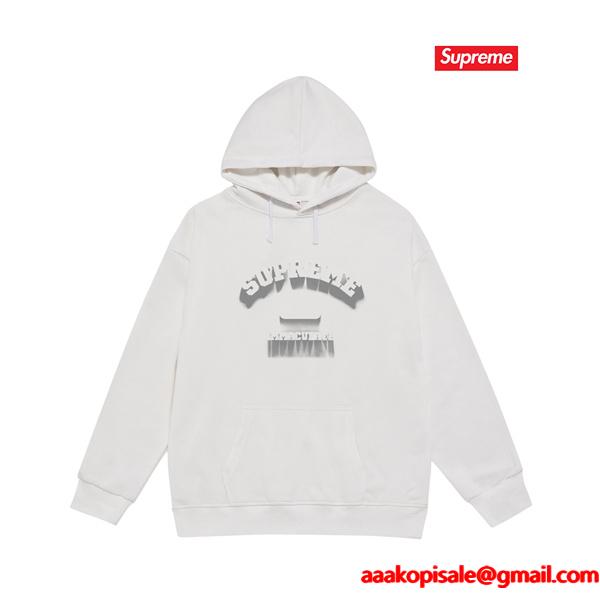 秋冬準備 温かさ重視 杢グレー 売れ筋 SUPREME シュプリーム 偽物 パーカー