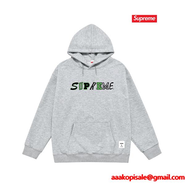 秋冬コーデ 快適 ブラック おすすめ SUPREME シュプリーム スーパーコピー パーカー