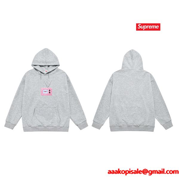 SUPREME シュプリーム コピー 2025秋冬対応 上質 防寒 ブラック 人気 新作 パーカー