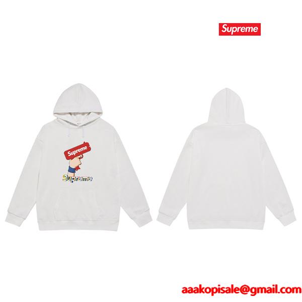 高級感 トレンド ホワイト 注目 数量限定 パーカー SUPREME シュプリーム スーパーコピー