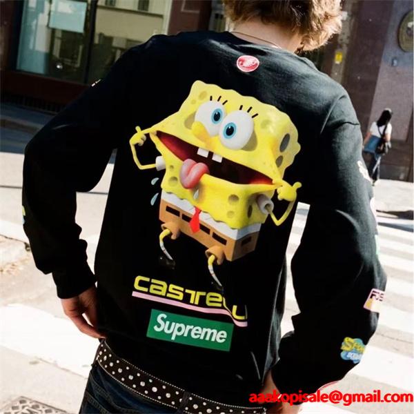  SUPREME シュプリーム コピー 上質素材 モード系 ブラック 話題 入手困難 パーカー