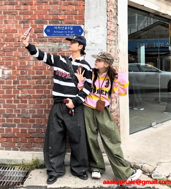 高品質 トレンド ボーダー 定番 人気爆発 SUPREME シュプリーム コピー 長袖ｔシャツ