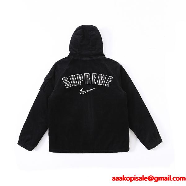 秋冬対応 上質 ブラック 人気 入手困難 ジャケット SUPREME シュプリーム コピー