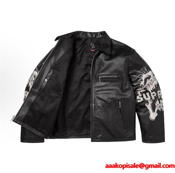 2025秋冬 モード系 ブラック 注目 話題 SUPREME シュプリーム 偽物 ジャケット