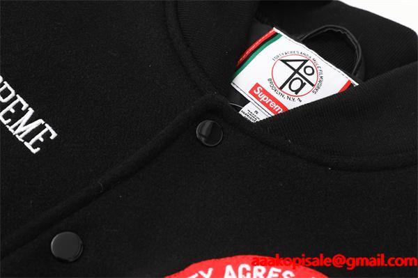 秋冬対応 ブラック 注目 入手困難 ジャケット SUPREME シュプリーム スーパーコピー