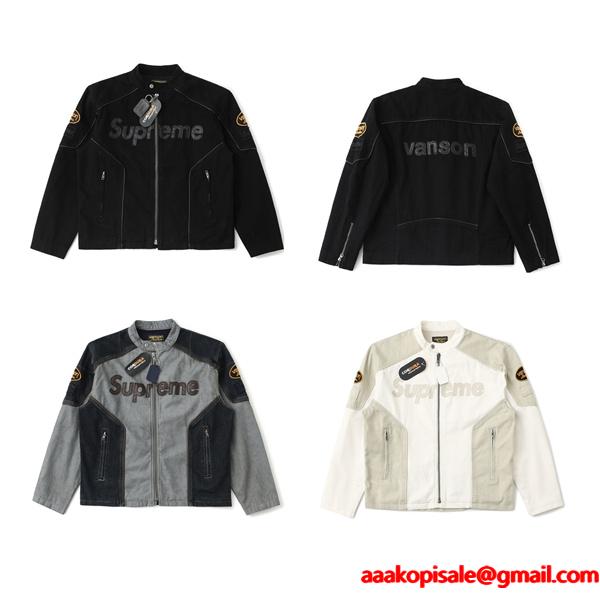 2025秋冬準備 高品質 ブラック 売れ筋 SUPREME シュプリーム コピー ジャケット