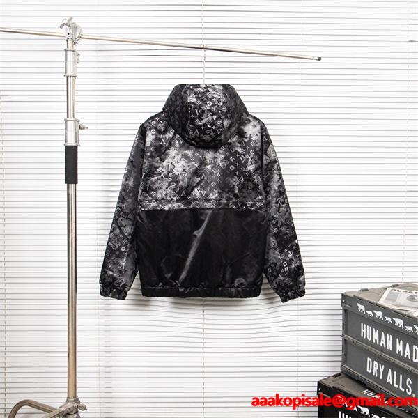 LOUIS VUITTON ルイヴィトン コピー ブラック ジャケット 大人ストリート 防風・軽量 即完売