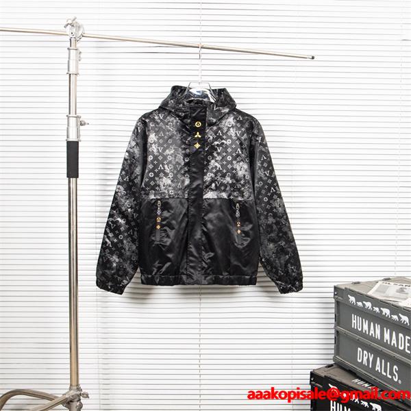 LOUIS VUITTON ルイヴィトン コピー ブラック ジャケット 大人ストリート 防風・軽量 即完売