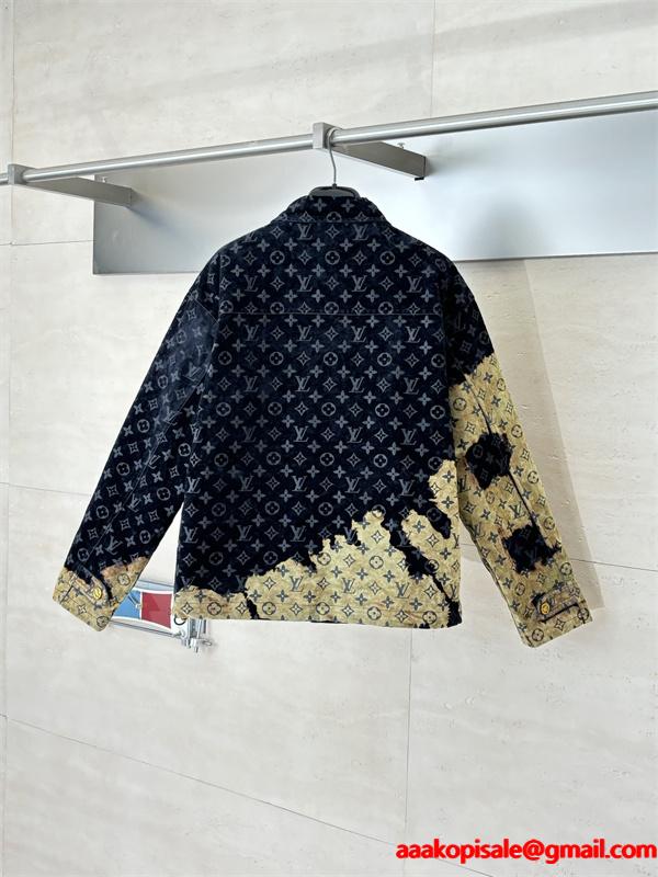 LOUIS VUITTON ルイヴィトン スーパーコピー 2025秋冬 デニムジャケット ラグジュアリーストリート