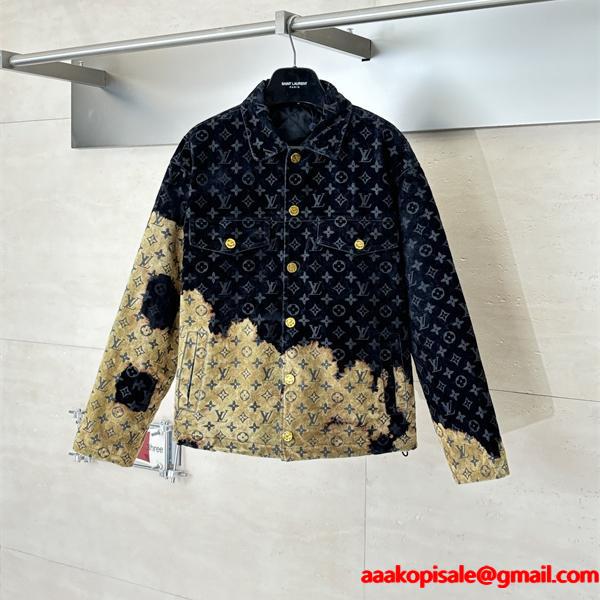 LOUIS VUITTON ルイヴィトン スーパーコピー 2025秋冬 デニムジャケット ラグジュアリーストリート
