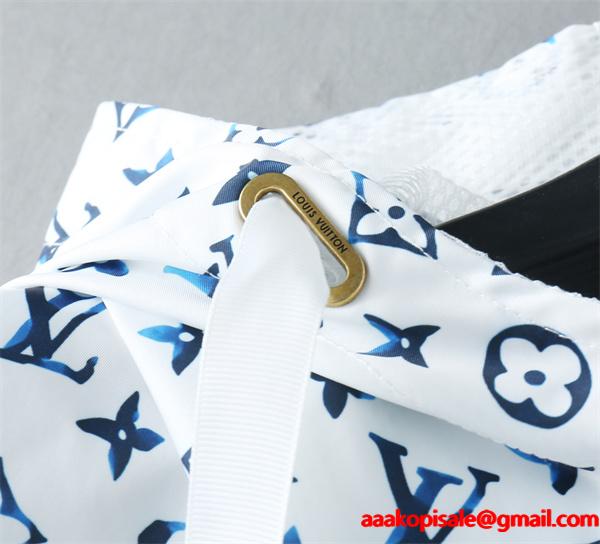 2025秋冬 総柄プリント LOUIS VUITTON ルイヴィトン コピー ジャケット ホワイト 着心地 