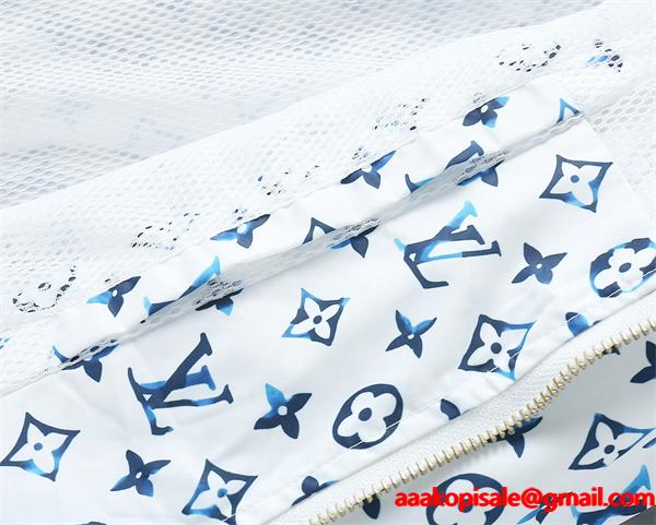 2025秋冬 総柄プリント LOUIS VUITTON ルイヴィトン コピー ジャケット ホワイト 着心地 