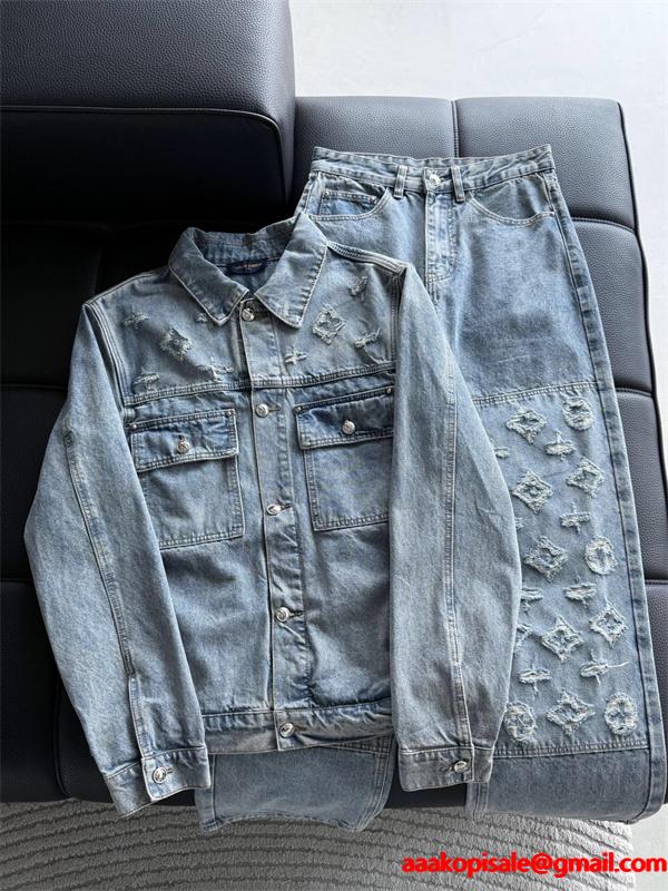 LOUIS VUITTON ルイヴィトン コピー デニムジャケット ベーシックシルエット 着回し力