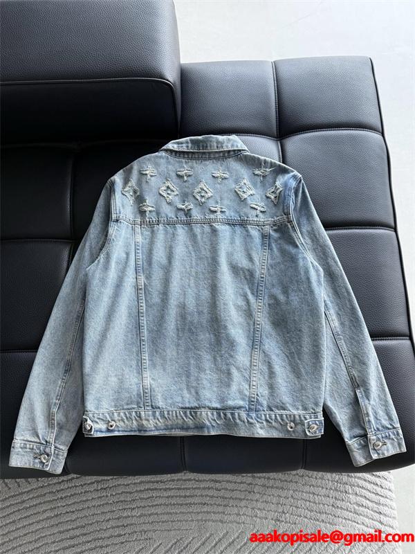 LOUIS VUITTON ルイヴィトン コピー デニムジャケット ベーシックシルエット 着回し力