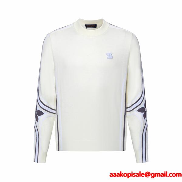 2025秋冬 シンプル ニット アイボリー 上品 LOUIS VUITTON ルイヴィトン スーパーコピー