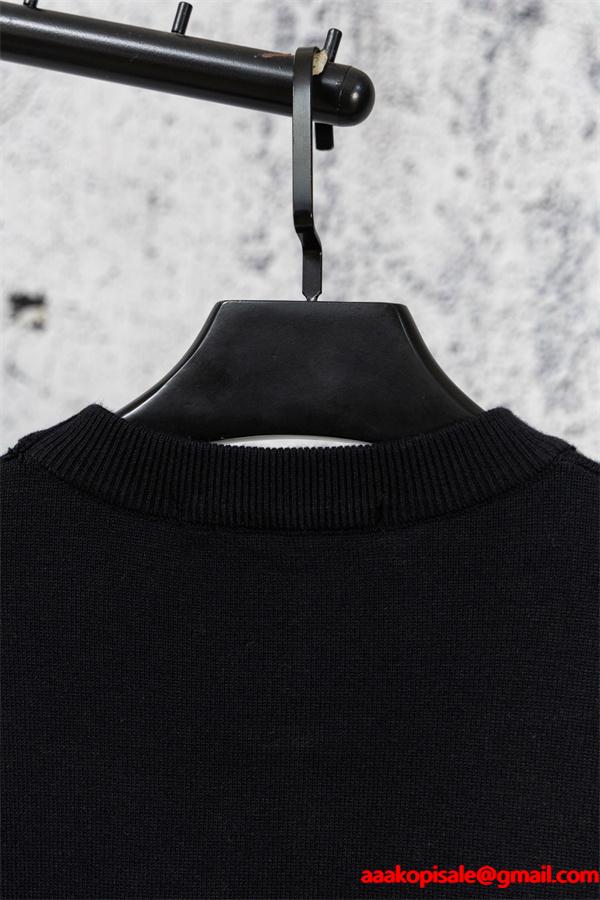 LOUIS VUITTON ルイヴィトン コピー 数量限定！ニット ブラック 定番 カジュアル 2025秋冬