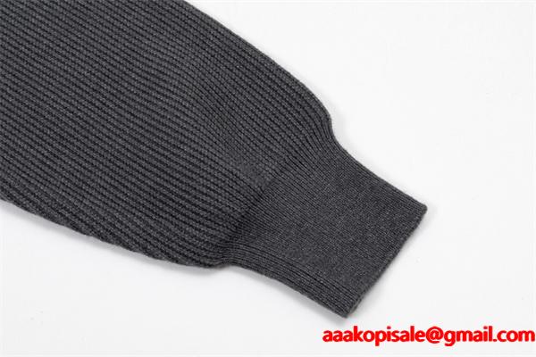 2025秋冬必須  ニット グレー 襟付き カジュアル LOUIS VUITTON ルイヴィトン スーパーコピー