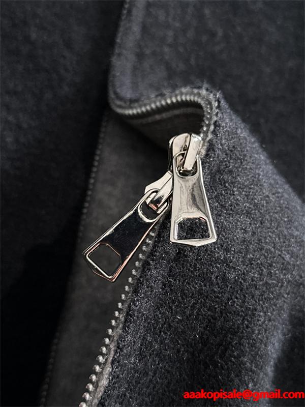 フード付き LOUIS VUITTON ルイヴィトン スーパーコピー ニットパーカー グレー 当店イチオシ