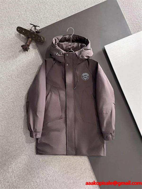 2025秋冬対応 ダウンコート ブラック フード付き LOUIS VUITTON ルイヴィトン スーパーコピー