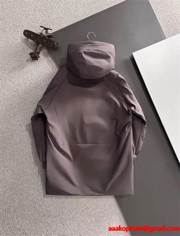 2025秋冬対応 ダウンコート ブラック フード付き LOUIS VUITTON ルイヴィトン スーパーコピー