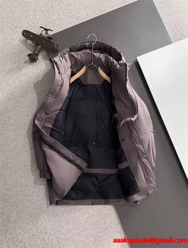 2025秋冬対応 ダウンコート ブラック フード付き LOUIS VUITTON ルイヴィトン スーパーコピー