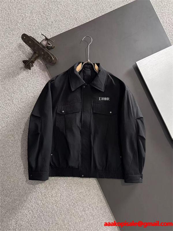 売れ筋！DIOR ディオール コピー ジャケット ベージュ メンズ 着回し 2025秋冬