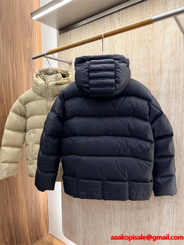 注目度抜群！ダウンジャケット ベージュ フード付き 防寒 DIOR ディオール コピー