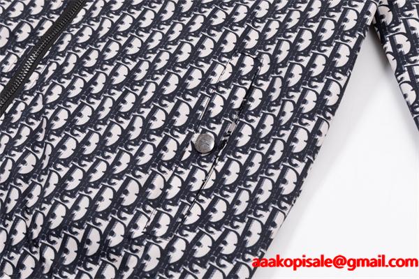 DIOR ディオール コピー 大人気 フードジャケット ブラック ジップアップ 実用的