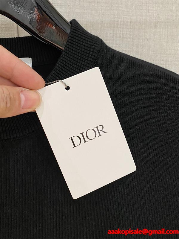 当店イチオシ DIOR ディオール コピー ニット ホワイト 2025秋冬 柔軟