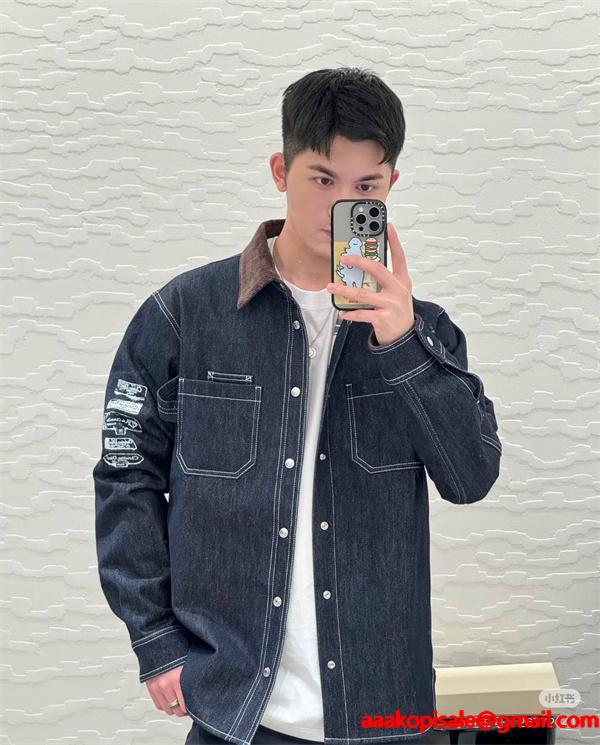 本格派 デニムジャケット インディゴ 定番 売れ筋アイテム DIOR ディオール コピー