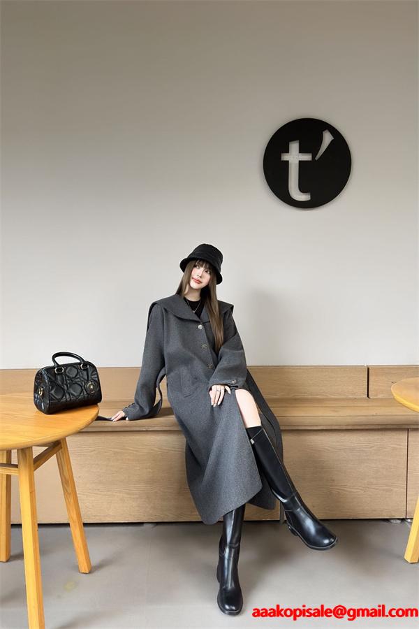 プレミアム コート グレー レディース 洗練 シルエット DIOR ディオール コピー