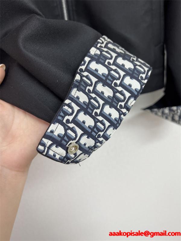 当店イチオシ DIOR ディオール コピー ジャケット ブラック レディース 2025秋冬