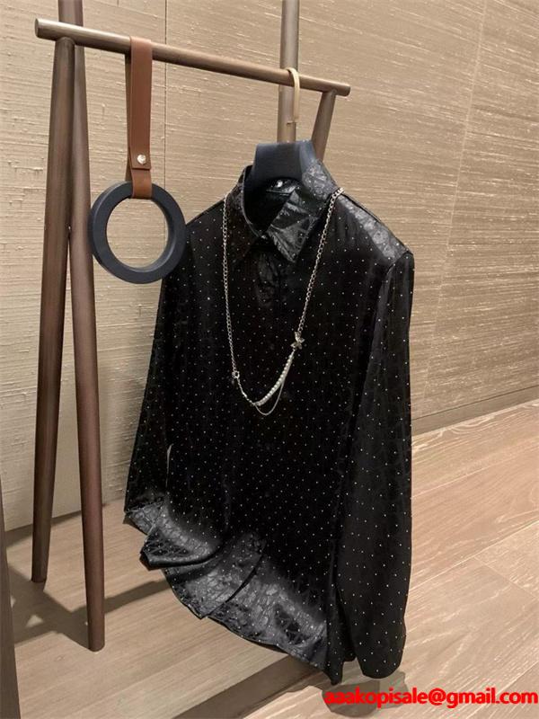 高級感溢れる  ブラック レディース DIOR ディオール コピー シャツ 2025秋冬対応
