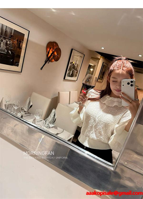 2025ー26激安通販☆シャネルセーターコピー人気秋冬ファッションレディースオシャレ洋服ホワイト