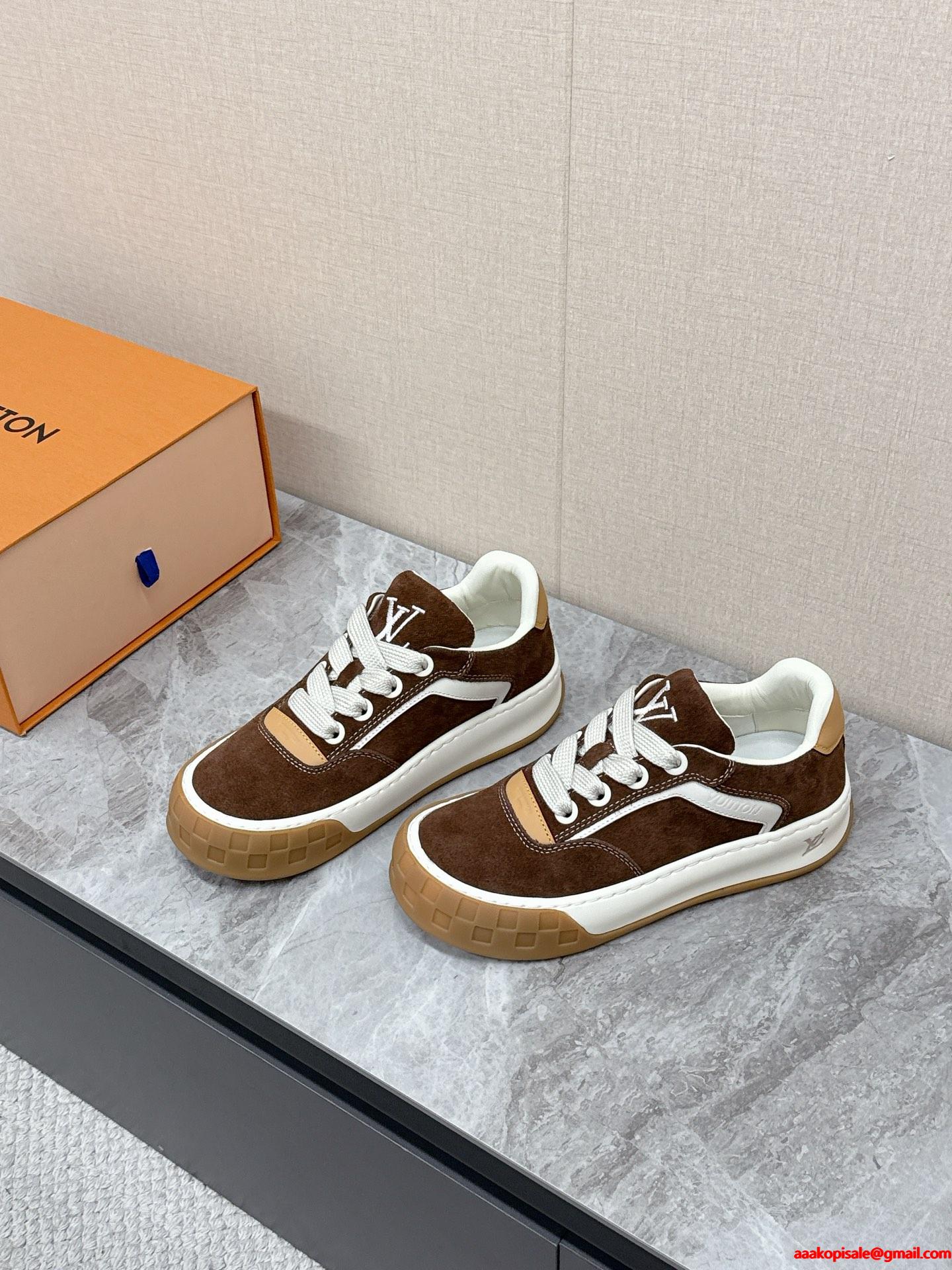 新作到着❤Louis vuittonルイヴィトンスニーカーコピー男女OKオシャレカジュアルスタイル可愛い