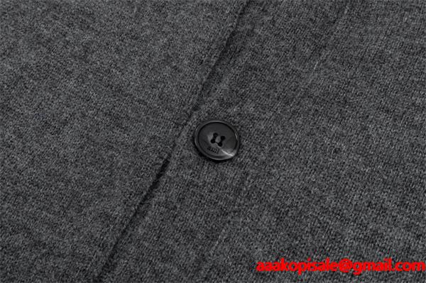 AMI PARIS アミ パリス コピー 2025秋冬 防寒 グレー系 おしゃれ 定番 ニット カーディガン